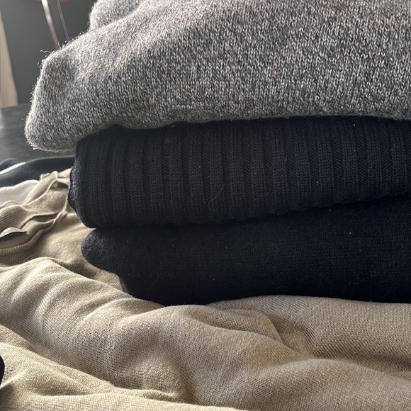 Eskandar sweater lot, 3 long oversized sweater dresses, 8 linen sweaters - Picture 3 of 14